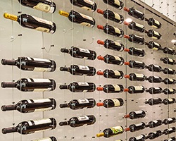 wire wine display racks
